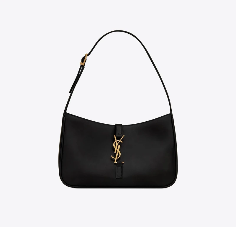 YSL LE 5 À 7光滑皮革流浪包，NT54,300
