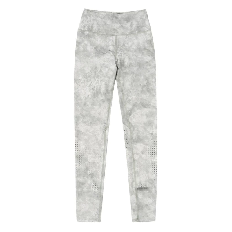 The North Face北面女款綠色吸濕排汗戶外緊身褲，售價3880元