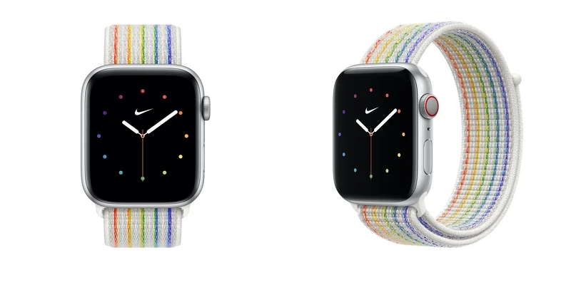 Apple X Nike Apple Watch彩虹錶帶,售價NT$1,600 Apple X Nike Apple Watch彩虹錶帶,售價NT$1,600