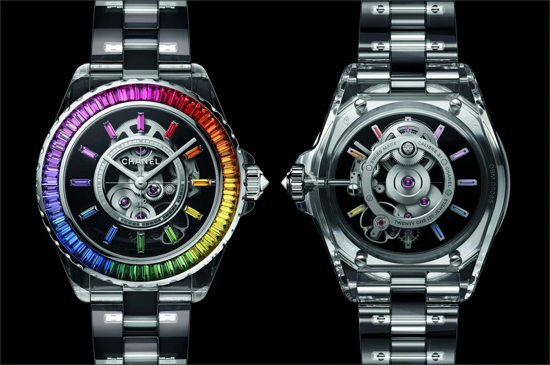 Chanel J12 X-Ray Electro手錶搭載自製機芯Caliber 3.1 Chanel J12 X-Ray Electro手錶搭載自製機芯Caliber 3.1