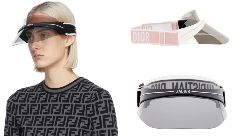 Dior 黑色 DiorClub1遮陽帽,USD360 / 約NT10,045 Dior 黑色 DiorClub1遮陽帽,USD360 / 約NT10,045