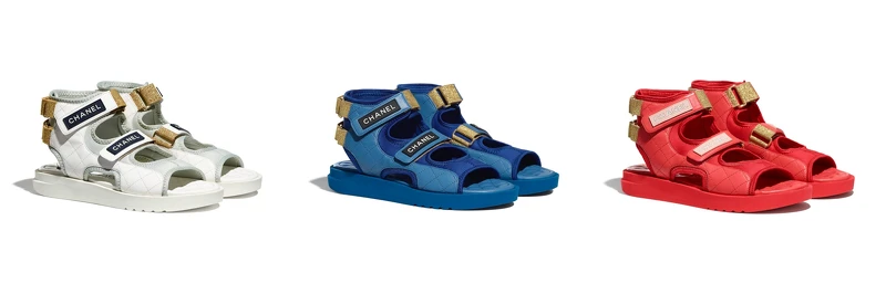 Chanel 高筒老爹涼鞋，售價NT$42,300