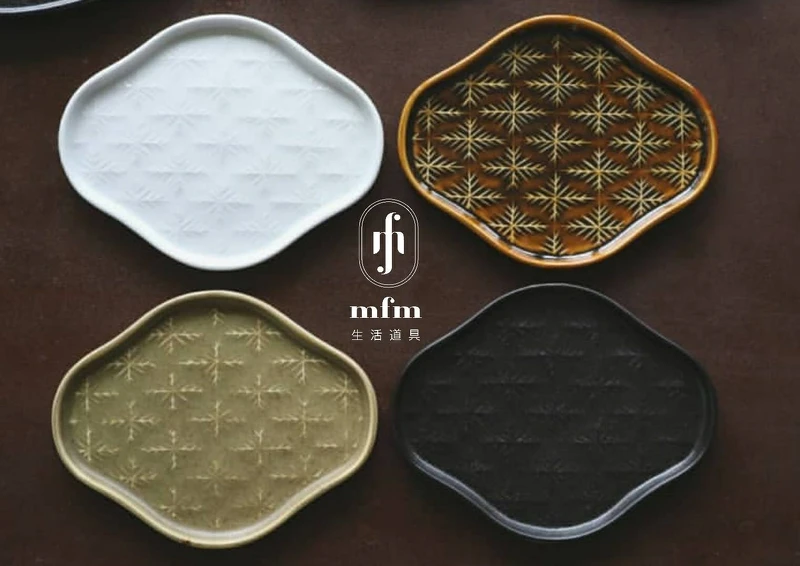 韓國作家的手工餐盤（photo by MFM生活道具）。