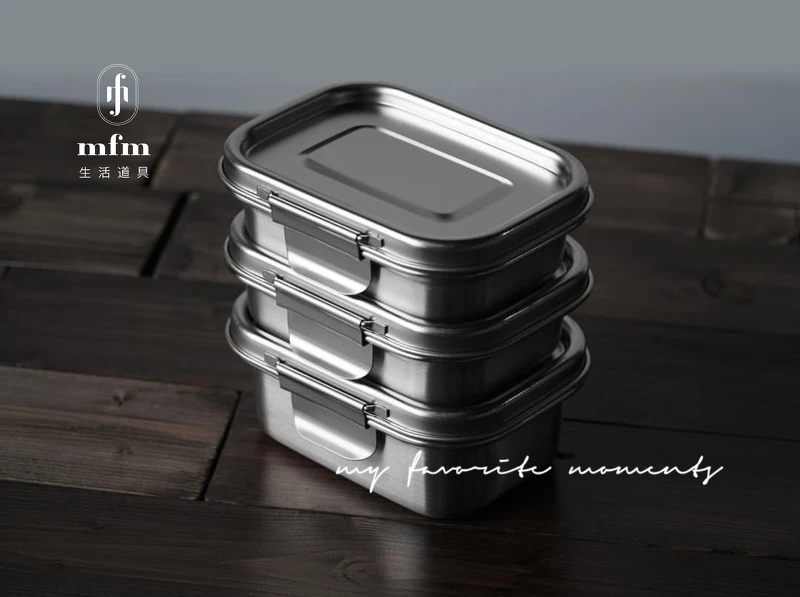 韓製不銹鋼保鮮盒（photo by MFM生活道具）。