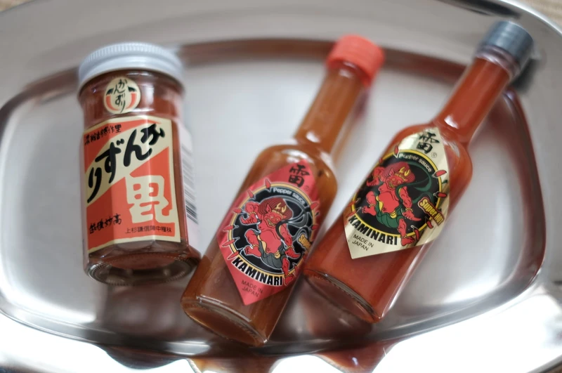 日本妙高當地特有的「寒造里」發酵產品，有各式辣醬（photo by @foresttwins）。