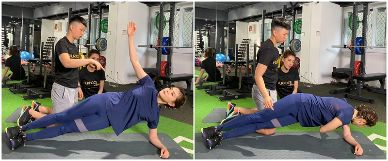 旋轉側棒式訓練