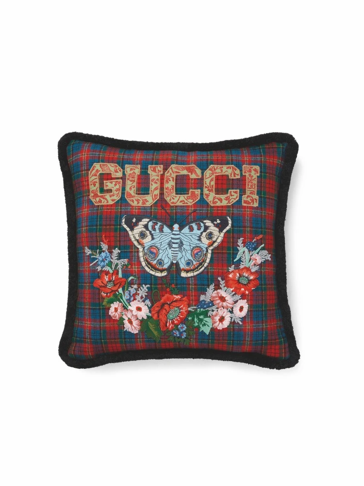 Gucci 蝴蝶刺繡抱枕$32,700