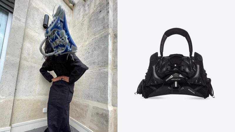 Balenciaga Sneakerhead Top Handle鞋頭沙漏包,NT68,500 Balenciaga Sneakerhead Top Handle鞋頭沙漏包,NT68,500