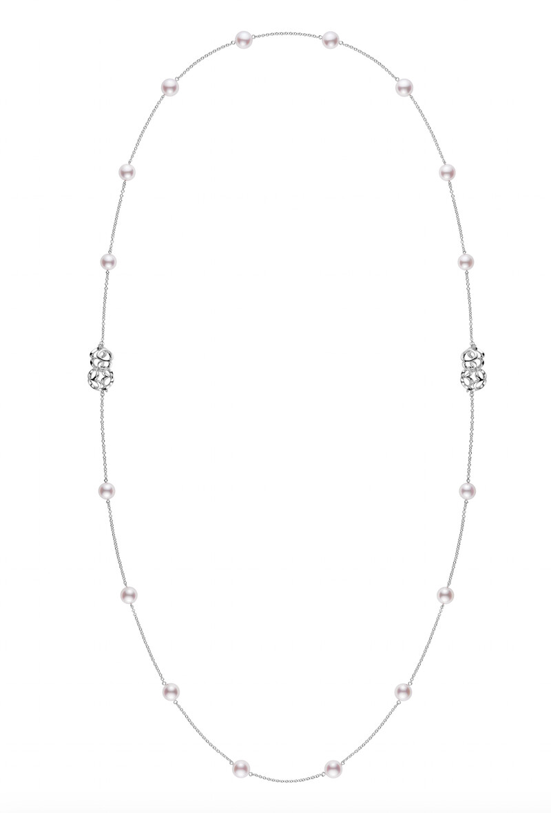 Mikimoto Double Eight系列珍珠鏈結項鍊 參考價格NT$ 183,000 Mikimoto Double Eight系列珍珠鏈結項鍊 參考價格NT$ 183,000