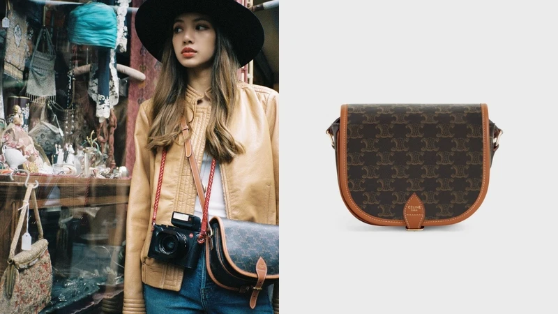 CELINE Triomphe Canvas Bag,NT52,000 CELINE Triomphe Canvas Bag,NT52,000