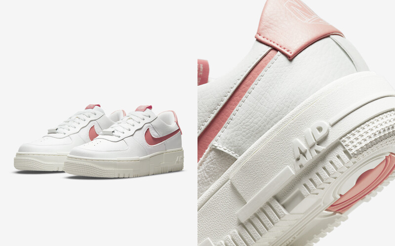 Nike Air Force 1 Pixel 乾燥玫瑰色，售價NT$4,000