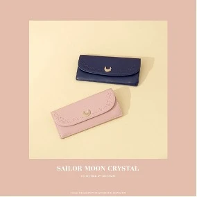 美少女戰士月亮飾釦翻蓋長夾，NT599