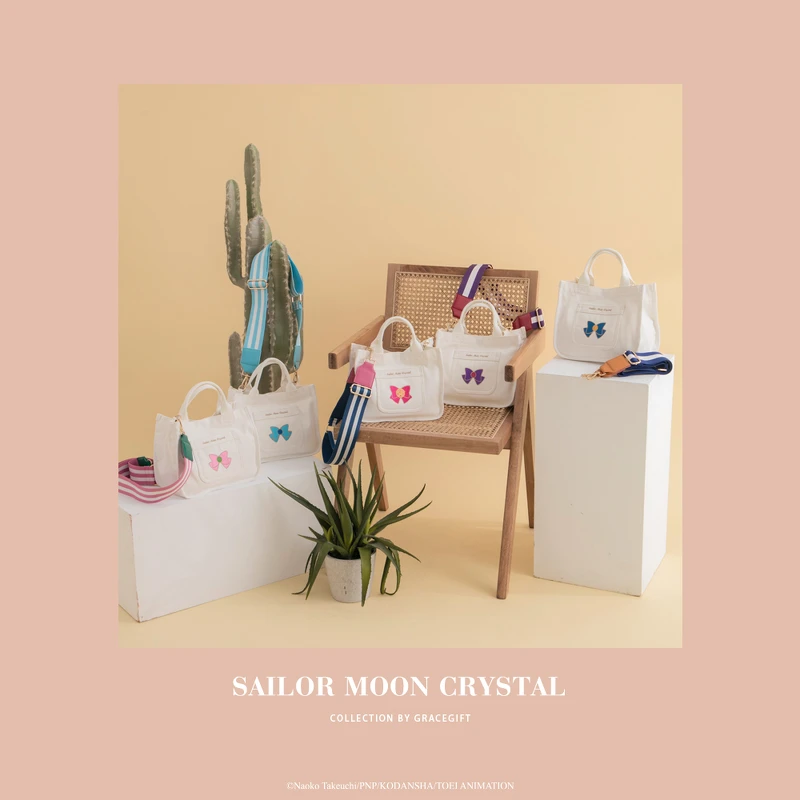 美少女戰士多用途帆布包（附寬背帶），NT699