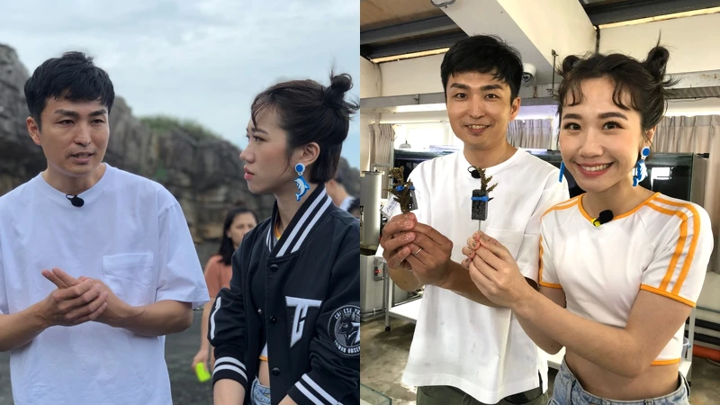 LULU黃路梓茵在台灣海洋大學識名信也教授帶領下了解珊瑚復育計畫過程 LULU黃路梓茵在台灣海洋大學識名信也教授帶領下了解珊瑚復育計畫過程