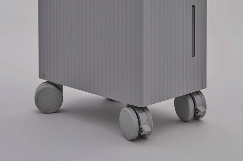 把手與滾輪的設計可以輕易地移動到各個空間。 把手與滾輪的設計可以輕易地移動到各個空間。