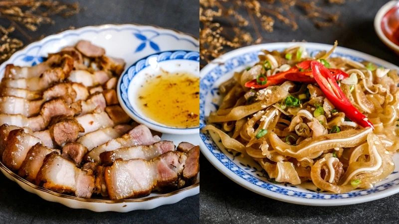 《酒菜市場》桂花蜜鹹豬肉、涼拌豬耳絲