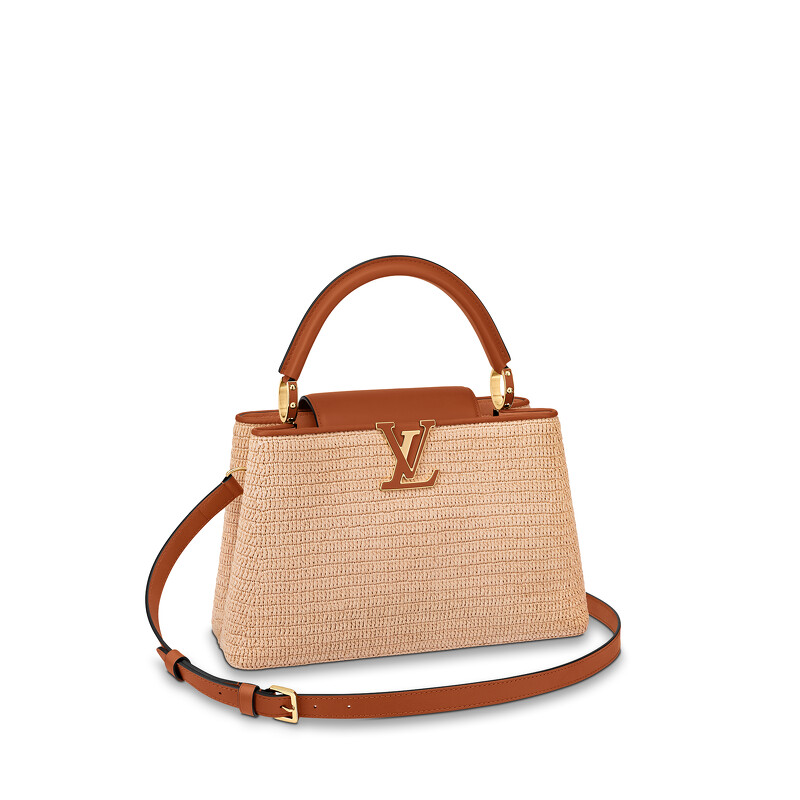 Louis Vuitton Capucines MM 編織手袋,售價NT$187,000 Louis Vuitton Capucines MM 編織手袋,售價NT$187,000