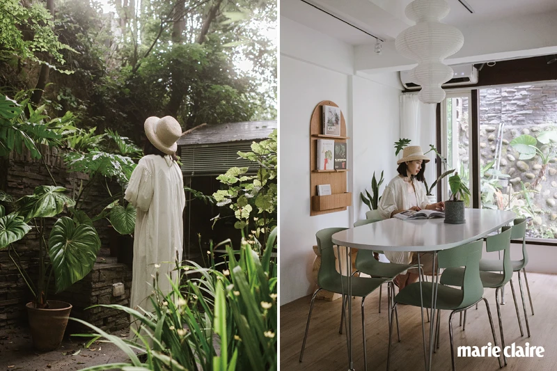 16:00pm 巡視工作室戶外：工作室靠山區，環境更接近原始森林，濕氣非常重，手邊有些植物的原生地是雨林，非常適合種在工作室的空間。 17:00pm 回覆大量的訊息：每天會回覆很多關於植物的問題，回答問題其實也是一種進步的方式，經歷一起找答案的過程收穫很多，得到的回饋也最實際，當然，我也很好奇給出去的建議是不是有讓植物變得更好，所以也熱衷這樣一起找答案的過程。