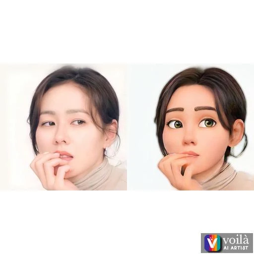 玄彬、孫藝珍 超夯變臉APP化身卡通人物