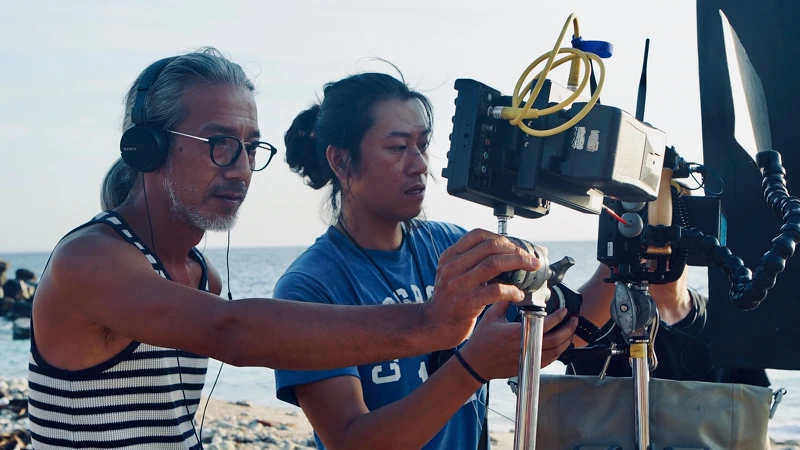 ▲袁緒虎拍攝《東經北緯》花絮。（圖／袁緒虎提供）