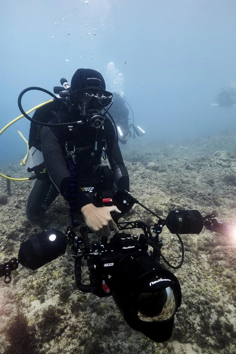 ▲▼在水下工作有很多技術層面的難題需要克服。（圖／袁緒虎提供）