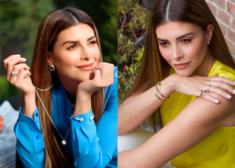 伊朗名模Shiva Safai配戴各款PIAGET Possession系列珠寶,展現日常混搭的時髦風格。 伊朗名模Shiva Safai配戴各款PIAGET Possession系列珠寶,展現日常混搭的時髦風格。