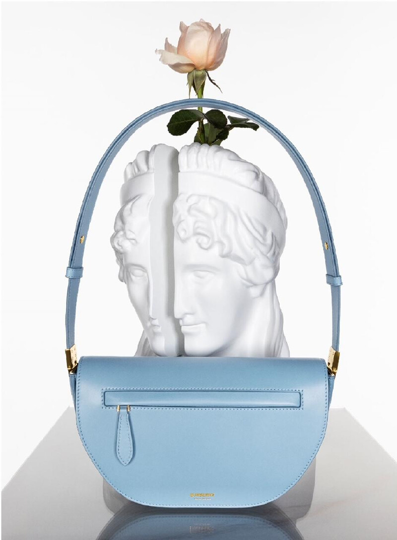 小型皮革 Olympia 包 拓帕石藍 TWD 69,000 小型皮革 Olympia 包 拓帕石藍 TWD 69,000