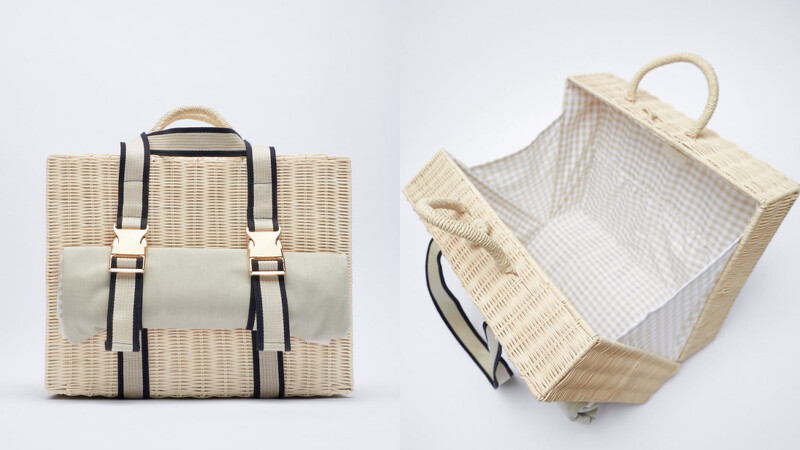 Zara野餐籃,售價NT$2,790 Zara野餐籃,售價NT$2,790