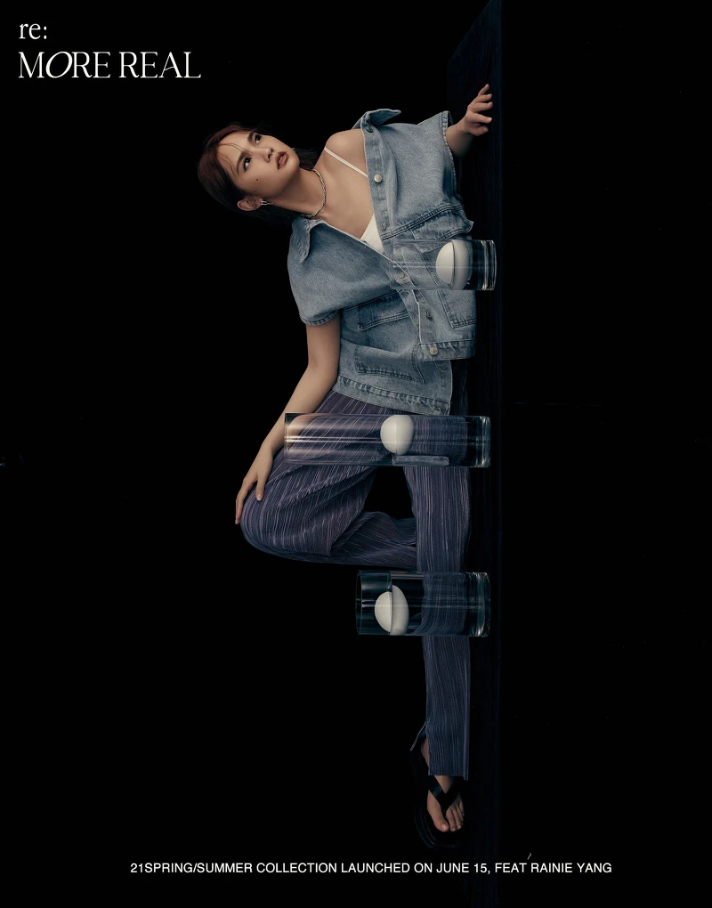 MORE REAL壓褶顯瘦褲，NT590