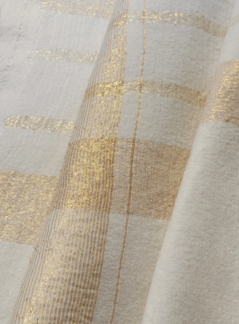 Méridien 格紋毯，售價未定。