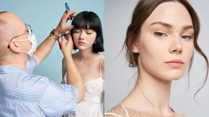 迪奧2022度假系列,由迪奧全球彩妝創意形象總監Peter Philips設計並執行後台彩妝(攝影:Lakovos Kalaitzakis for Christian Dior Parfums)。 迪奧2022度假系列,由迪奧全球彩妝創意形象總監Peter Philips設計並執行後台彩妝(攝影:Lakovos Kalaitzakis for Christian Dior Parfums)。