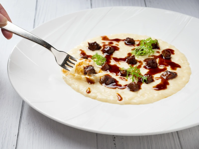 瑪森乳酪燉飯佐慢燉澳洲和牛肉醬 瑪森乳酪燉飯佐慢燉澳洲和牛肉醬