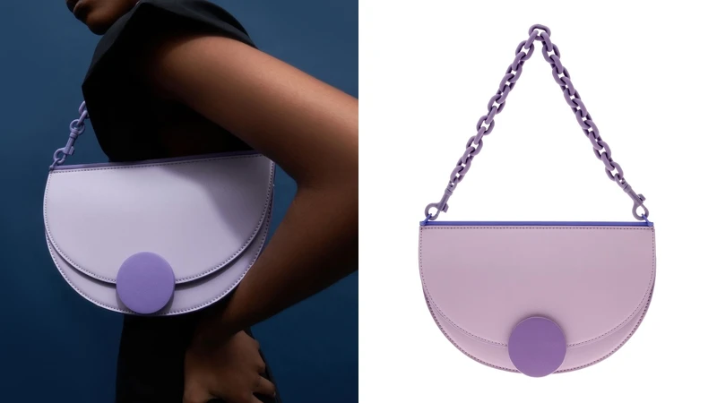 幾何翻蓋半圓包，NT1,990