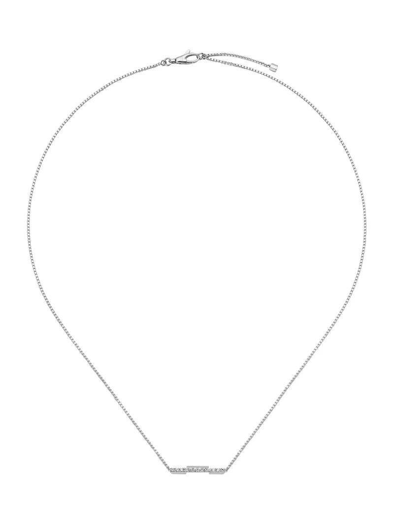 Link to Love系列18K白金鑽石吊墜項鍊 $72,700