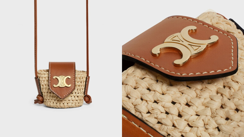 CELINE 草編Airpods 保護殼,售價NT$20,500 CELINE 草編Airpods 保護殼,售價NT$20,500