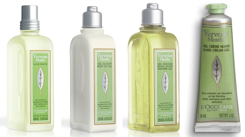 L’OCCITANE歐舒丹2021薄荷馬鞭草系列淡香水、身體乳、去角質沐浴膠、護手乳