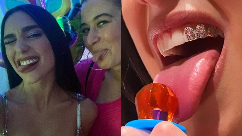 Dua Lipa Tooth Gem Dua Lipa Tooth Gem