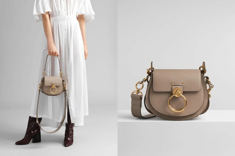 Chloé Tess灰色肩背提包,售價NT$62,800 Chloé Tess灰色肩背提包,售價NT$62,800