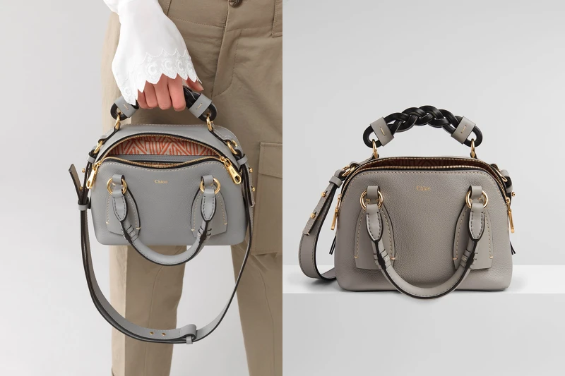 Chloé Daria灰色小型肩背提包,售價NT$60,200 Chloé Daria灰色小型肩背提包,售價NT$60,200