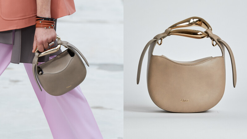 Chloé Kiss小親親灰色肩背提包,售價NT$51,600 Chloé Kiss小親親灰色肩背提包,售價NT$51,600