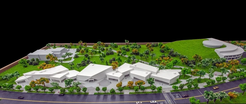 建築呼應柴山綿延起伏山巒而設計 建築呼應柴山綿延起伏山巒而設計