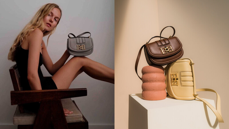 Bally B-Chain系列Bombé皮革半月包,售價NT$52,800 Bally B-Chain系列Bombé皮革半月包,售價NT$52,800