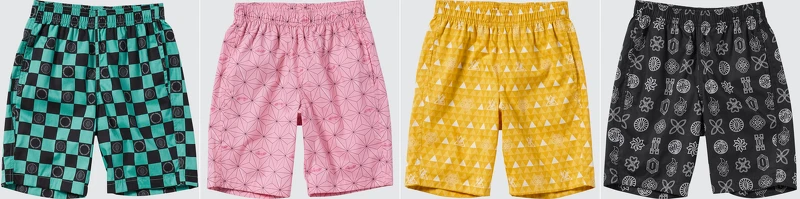 Uniqlo X GU X《鬼滅之刃》聯名童裝輕便褲，NT$290