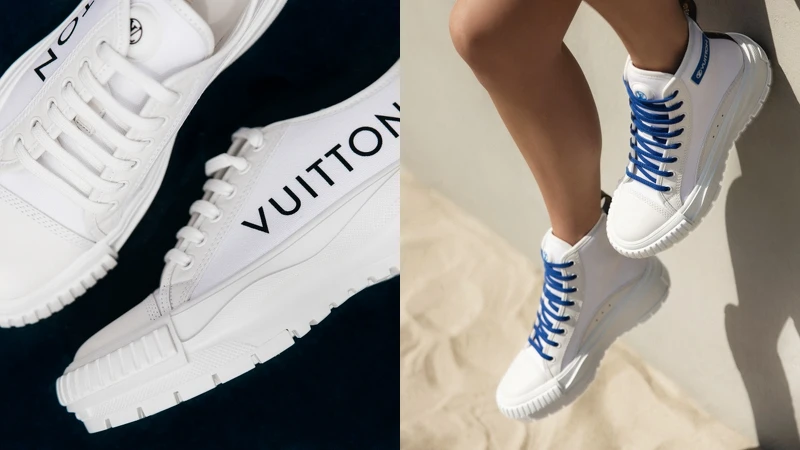 Louis Vuitton LV Squad系列帆布鞋，NT31,000-NT32,500