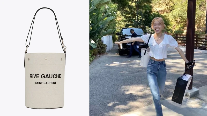 RIVE GAUCHE帆布水桶包，NT44,000