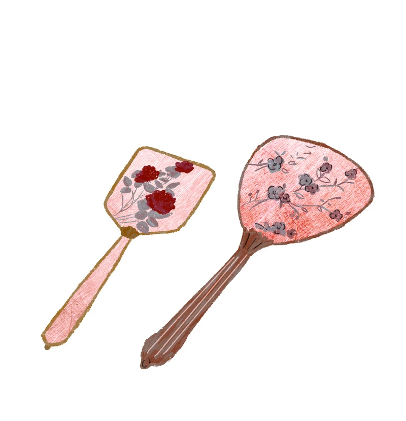 ▲法國古董玫瑰花鏡,Natural n’ Vintage。(插圖/Mori三木森) ▲法國古董玫瑰花鏡,Natural n’ Vintage。(插圖/Mori三木森)