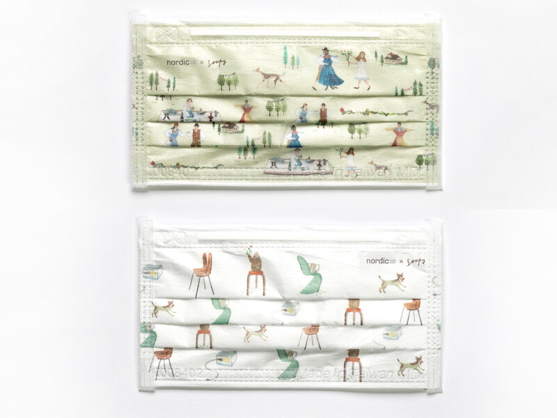 還有最實用的聯名口罩。