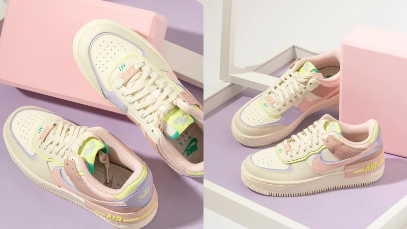 Nike Air Force 1 Shadow夢幻馬卡龍色，NT4,000