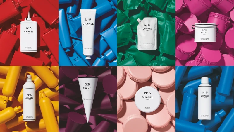 香奈兒5號工場限定系列情境圖