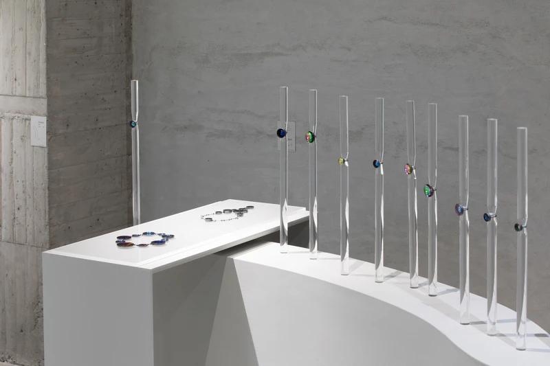 鎌田治朗的作品於《希望》展覽現場。 鎌田治朗的作品於《希望》展覽現場。